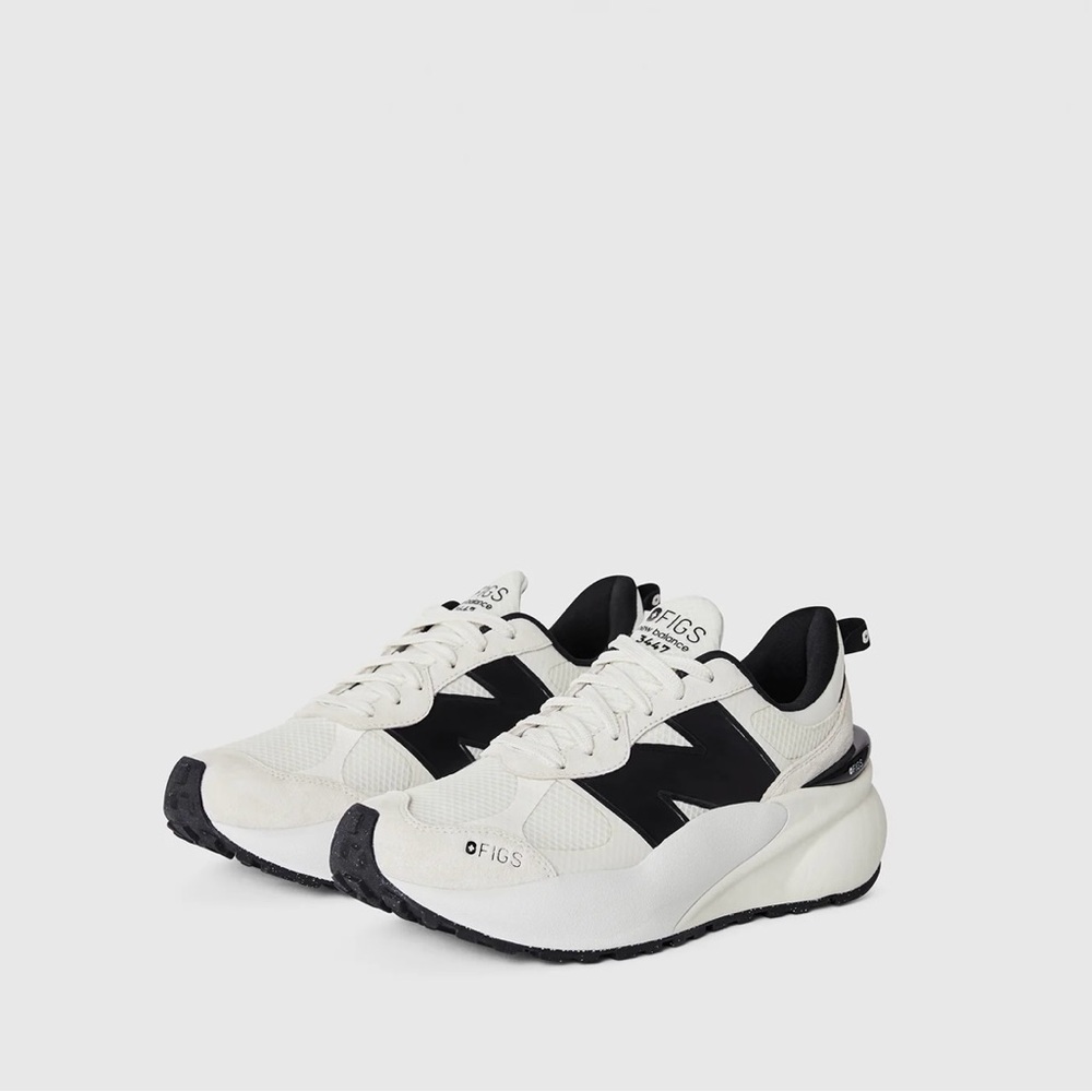 FIGS New Balance 3447 in White